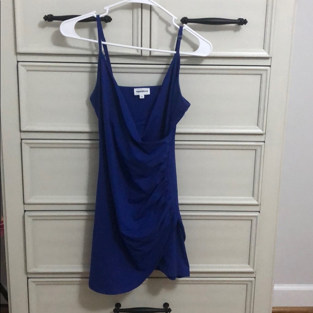 Lulu’s Royal Blue Superdown Dress Size Small